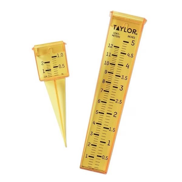 Square Rain Gauge Ground 1.2 in. W X 7.8 in. L, Taylor, Mfr#: 2715